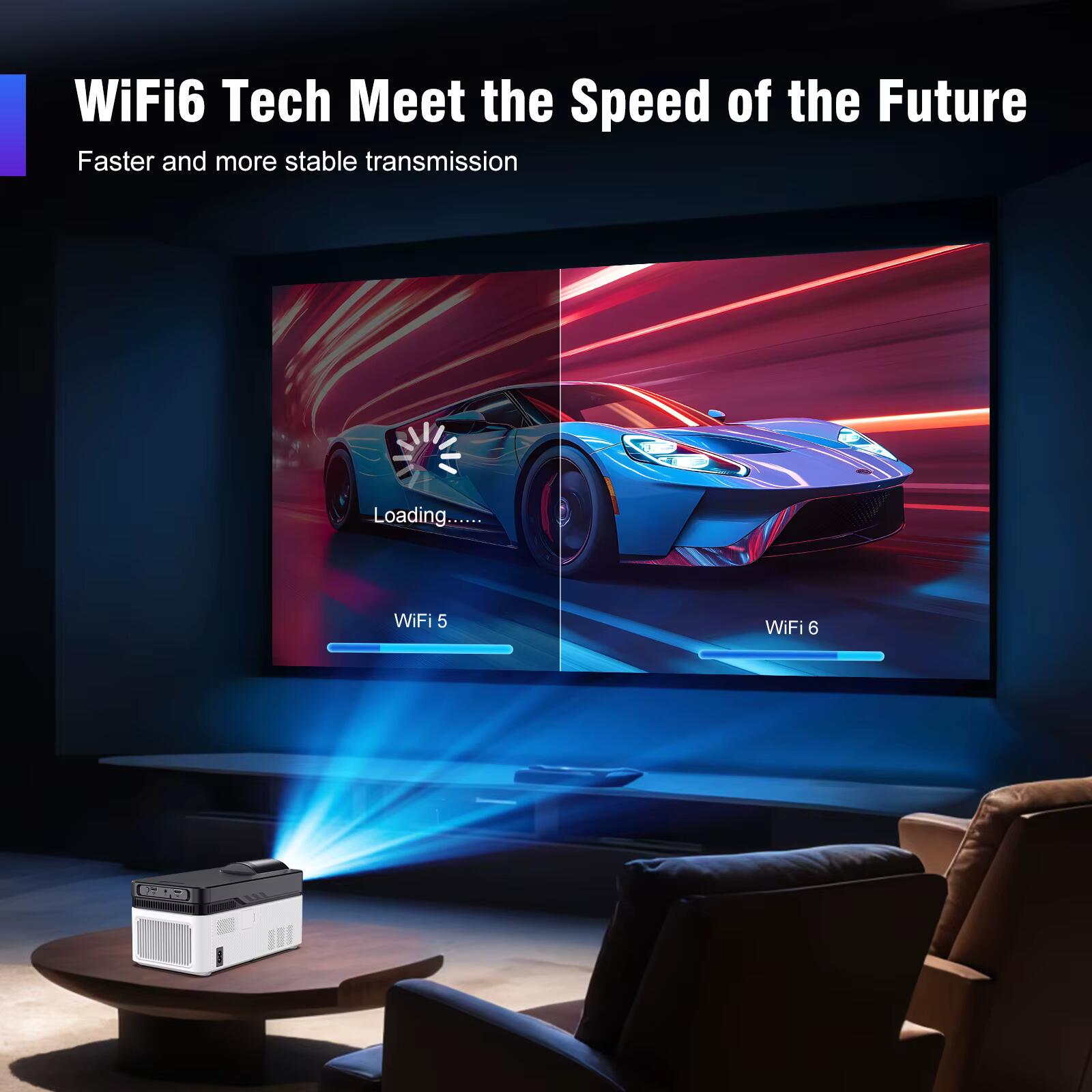 Проектор Magcubic HY450 1080p Black/White (hy450) - фото 9 Проектор Magcubic HY450 1080p Black/White (hy450) - фото 9