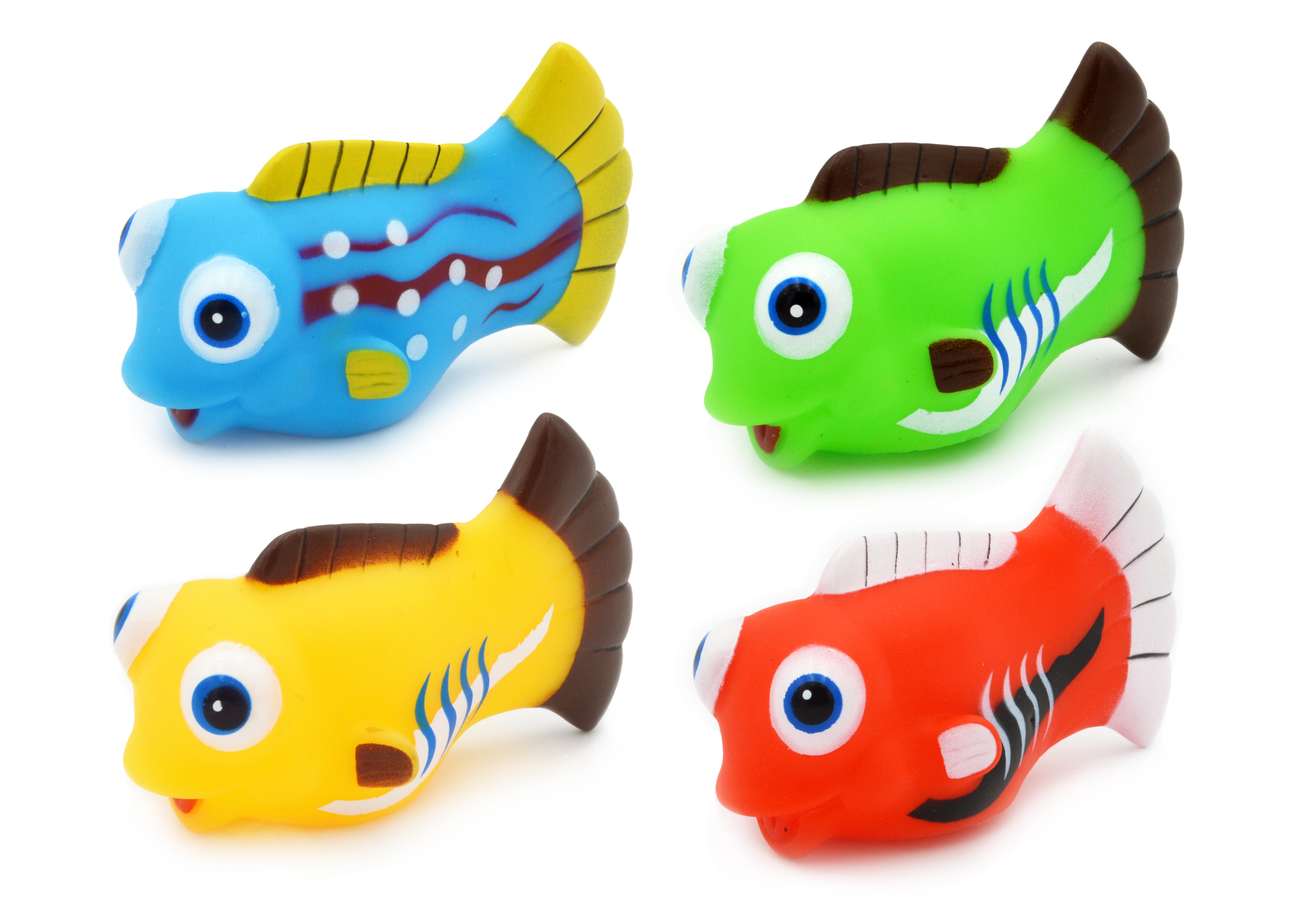 Пищалки рыбки 4 в 1 (3513-4SC)