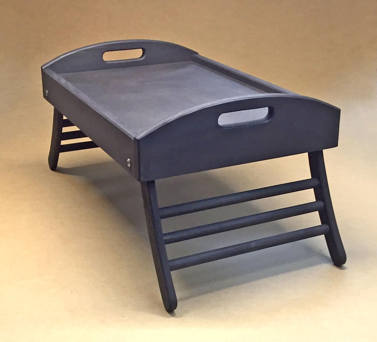 Столик-поднос для завтрака из дерева Калифорния Венге (СТП-001112)