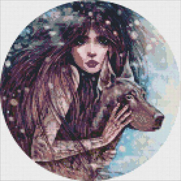 Алмазная мозаика Идейка Дикая воля 40x40 см (Id-AMO7420)