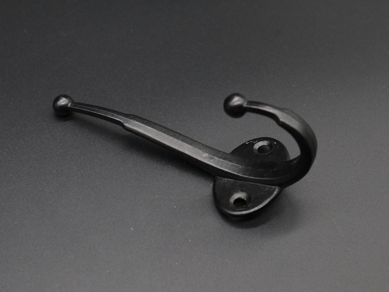 Крючок мебельный металлический 47х122 мм Черный (343513175)