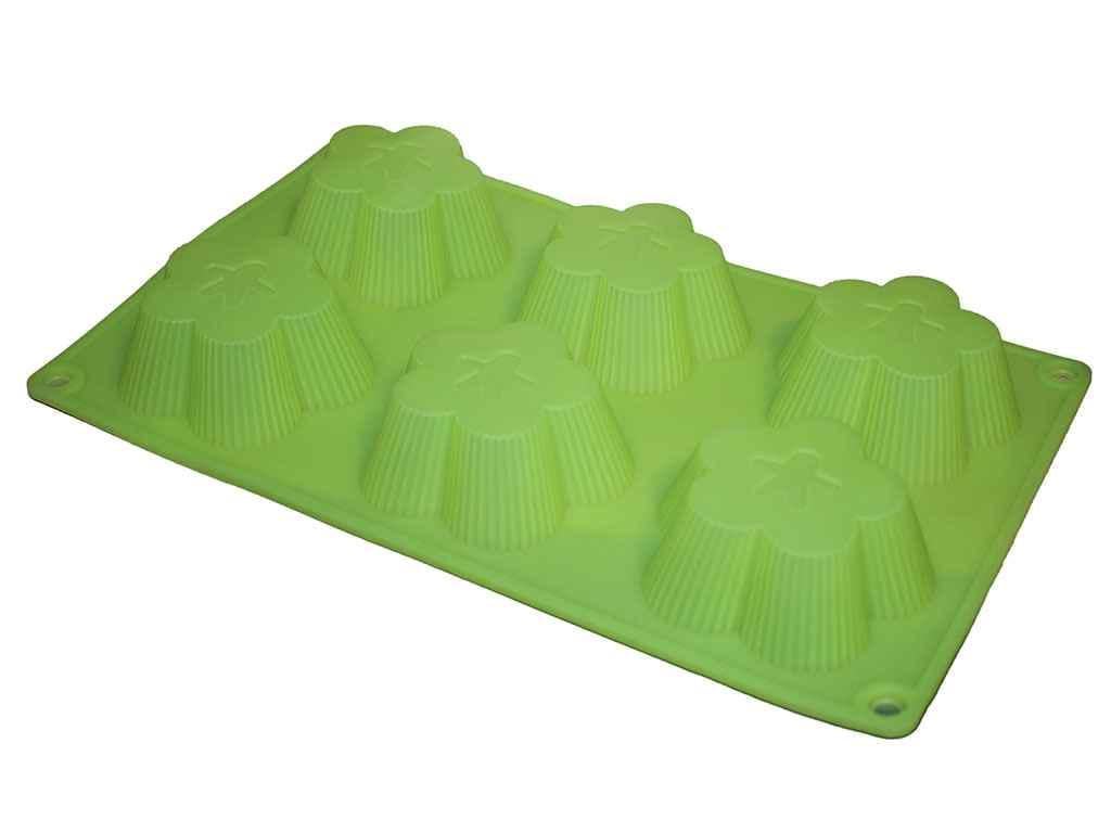 Форма для випiчки ALI силіконова ромашка 27x17 см 6 шт. (703644) Форма для випiчки ALI силіконова ромашка 27x17 см 6 шт. (703644)