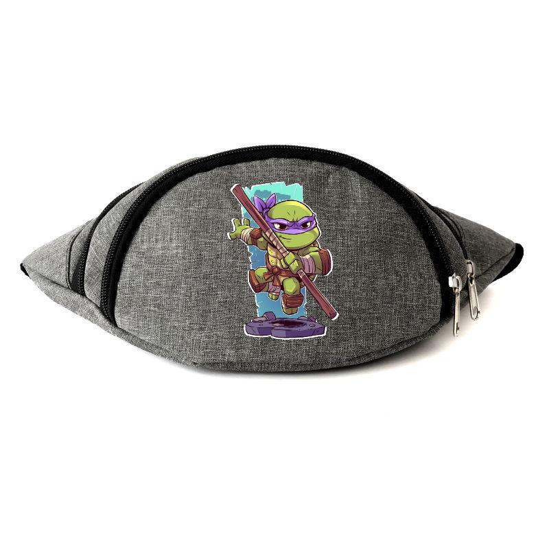 Поясная сумка-бананка Cappuchino toys Черепашки Ниндзя Turtle-004 Серый (1383869003) Поясная сумка-бананка Cappuchino toys Черепашки Ниндзя Turtle-004 Серый (1383869003)