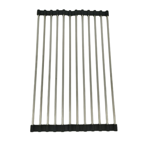 Сушарка для посуду на мийку 8х340х460 мм Чорний (630812) Сушарка для посуду на мийку 8х340х460 мм Чорний (630812)