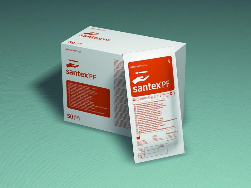 Перчатки хирургические латексные неопудренные Santex PF 6,0-8,5 (AN001180)