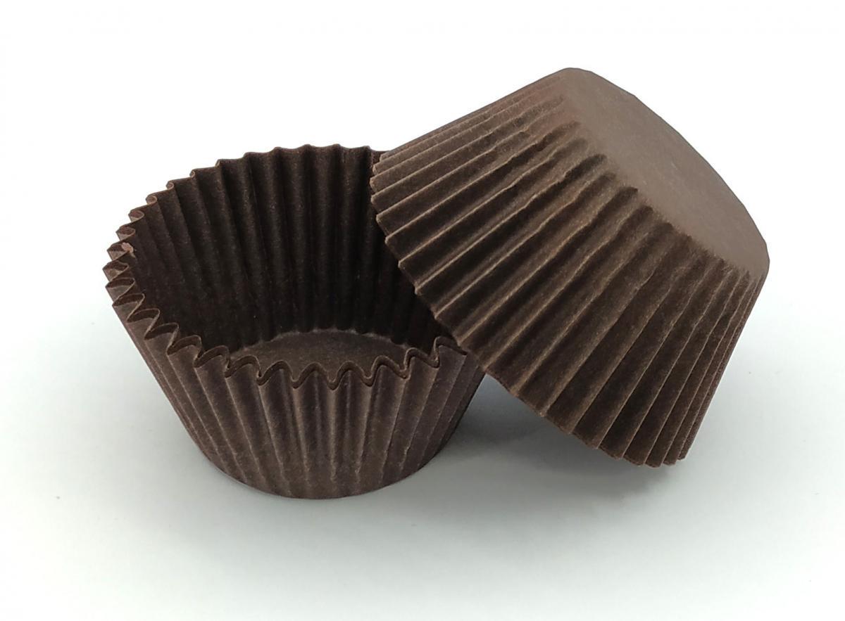Форма для випічки кексів/капкейків паперові 40х28,5 мм Коричневий (19571881)