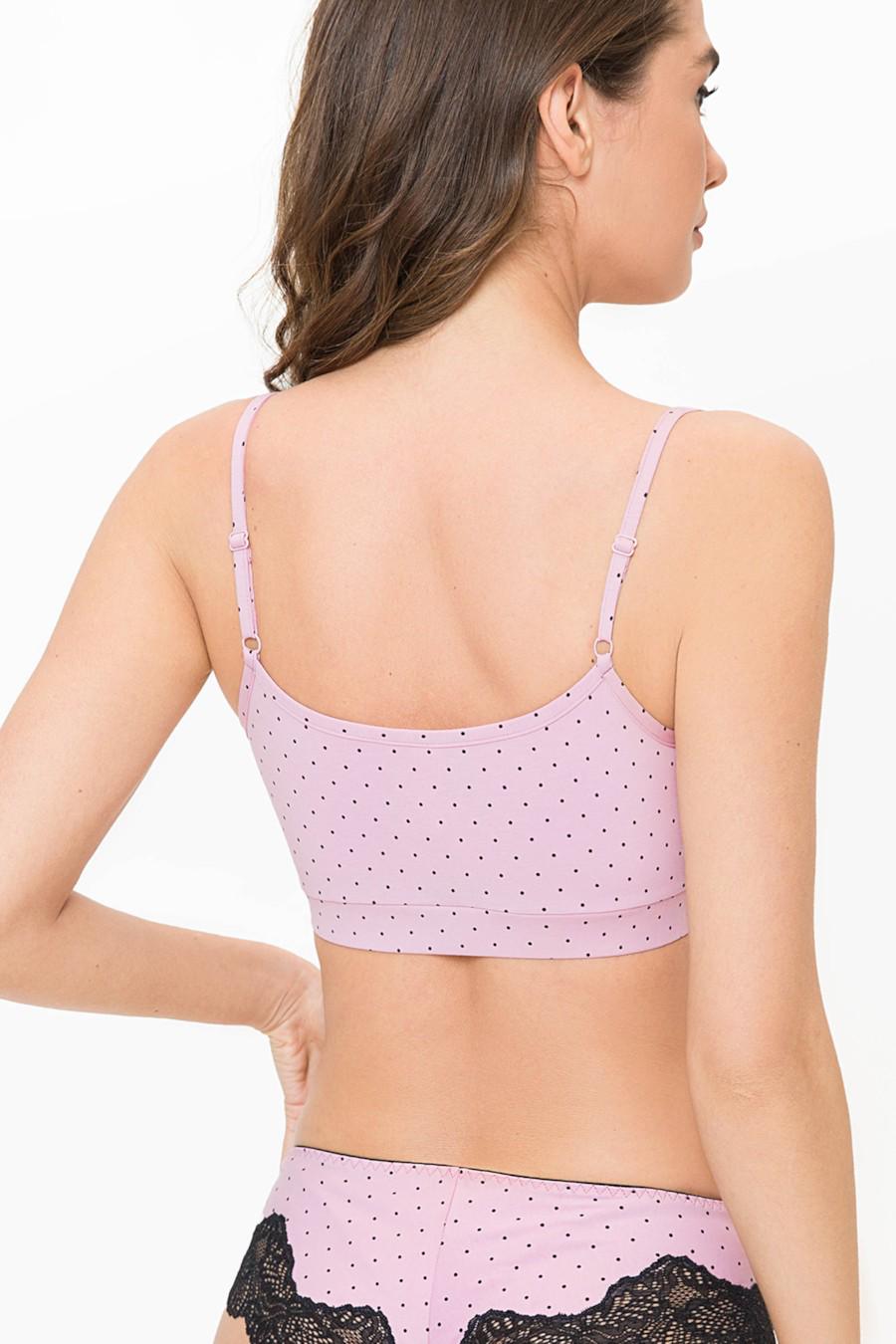 Комплект білизни Anabel Arto топ/трусики бразиліана 70B/S Зефір/Чорний (31932/64932) - фото 4 Комплект білизни Anabel Arto топ/трусики бразиліана 70B/S Зефір/Чорний (31932/64932) - фото 4