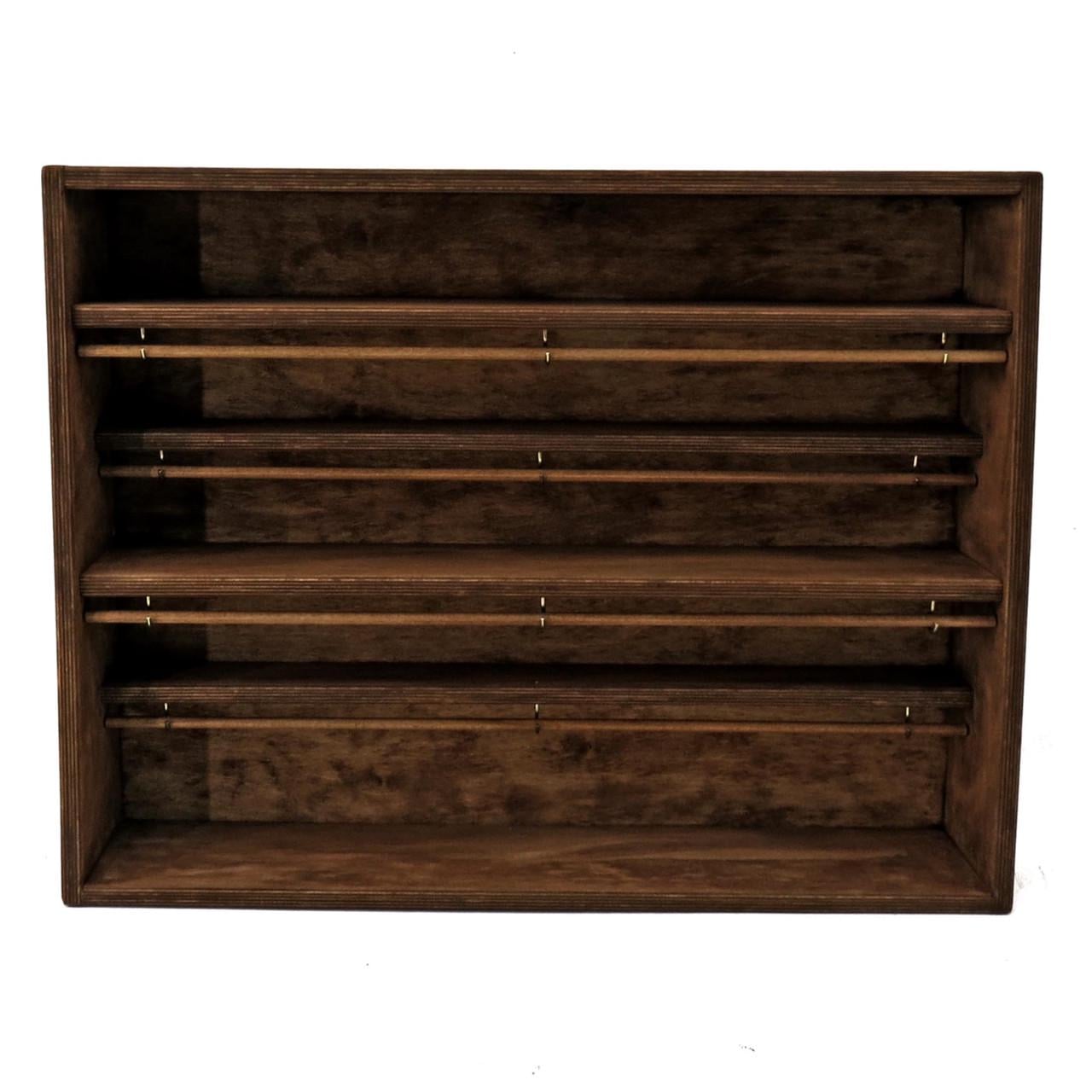 Органайзер для рибальських снастей із дерева Тунець Капучино (ОДБ-000109)