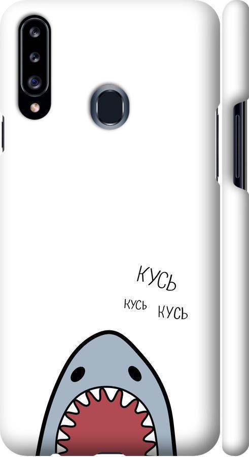 Чехол на Samsung Galaxy A20s A207F Акула (4870m-1775-42517)