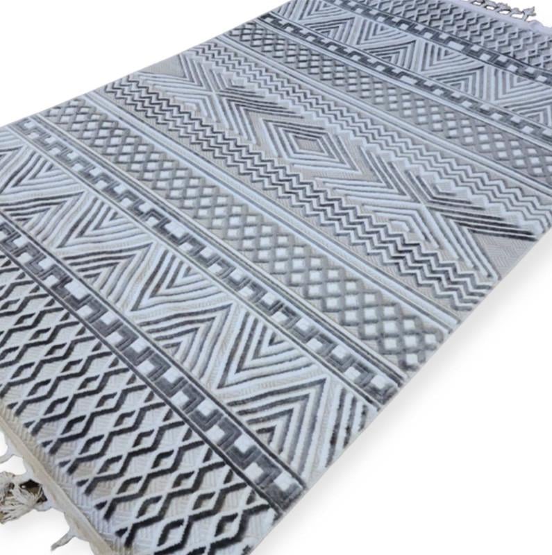 Ковер акриловый Garden 0,8х1,5 м Кремовый/Серый (04814C/1)