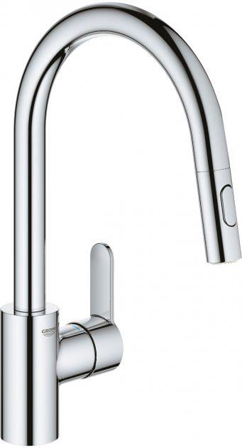 Змішувач для кухні з висувним зливом Grohe Eurostyle Cosmopolitan (31482003)