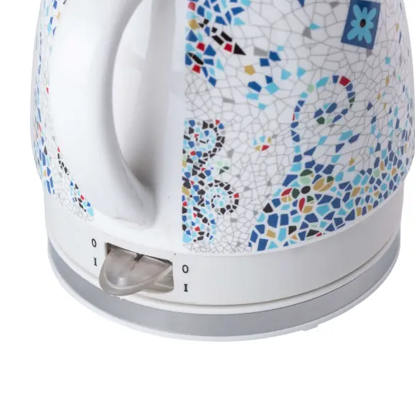 Електрочайник керамічний Sokany SK-09008 мозаїка дисковий 1,5 л - фото 8 Електрочайник керамічний Sokany SK-09008 мозаїка дисковий 1,5 л - фото 8