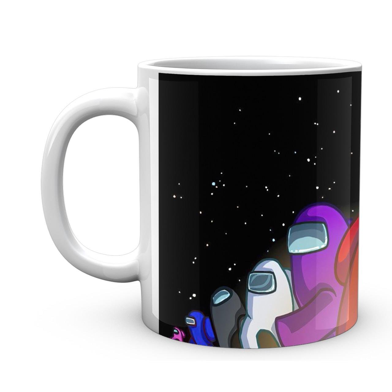 Чашка Gee! Among Us Один из нас Постер с кораблём сверху AU.02.558