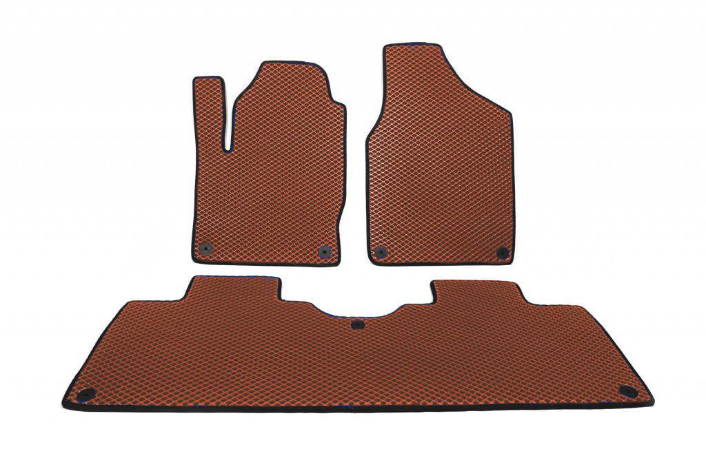 Коврики EVA 2 ряда для Seat Alhambra 1996-2010 гг. Коричневый (114427)
