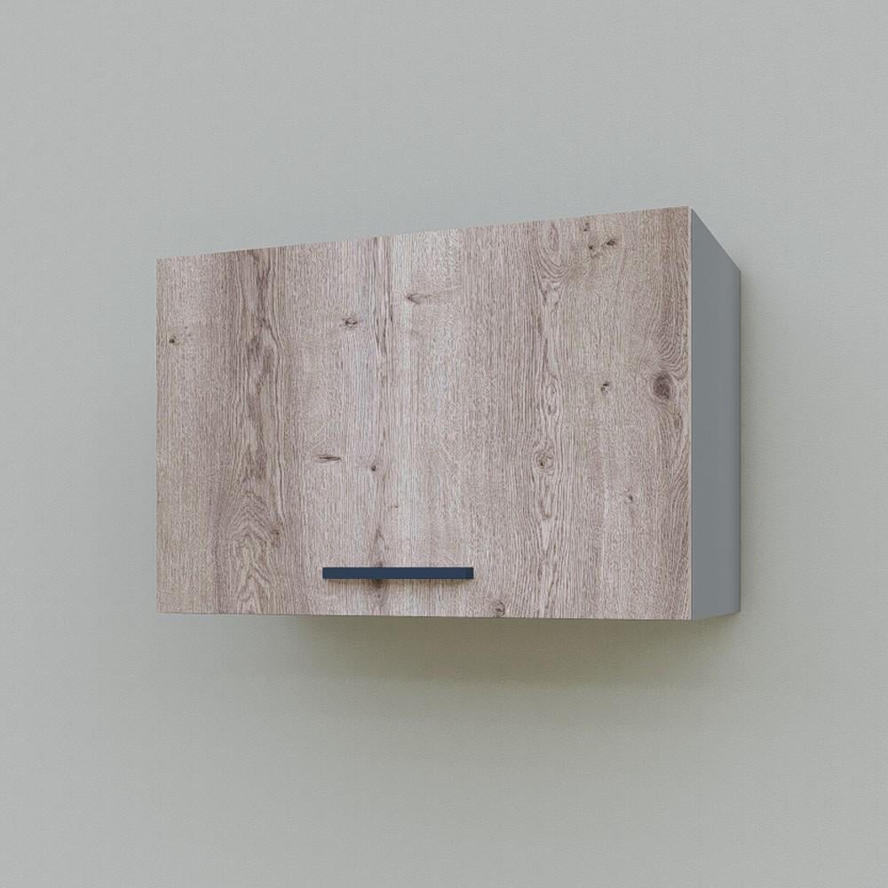 Шафа навісна Opendoors МП2 для кухні під витяжку 600 мм Аліканте/Антрацитовий (МП2/2) - фото 1