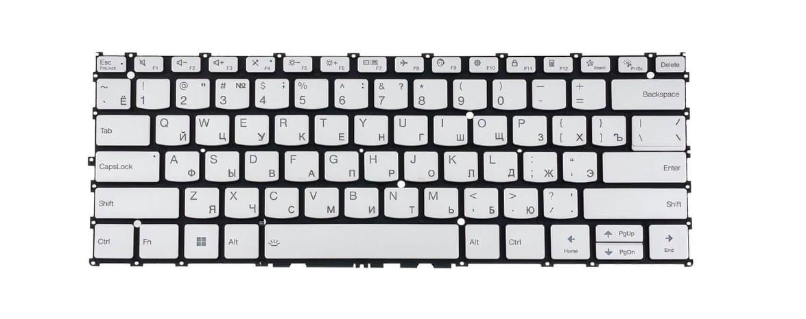 Клавиатура для ноутбука Lenovo Yoga Slim 9 14IAP7 с подсветкой клавиш (5CB1J10241)