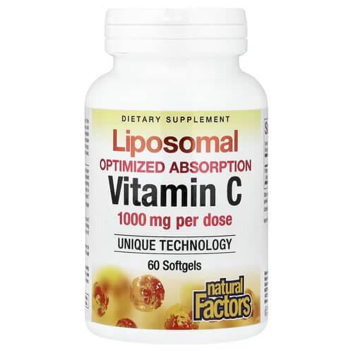 Витамин С Natural Factors Liposomal Vitamin C 60 Softgels (NFS-01323)