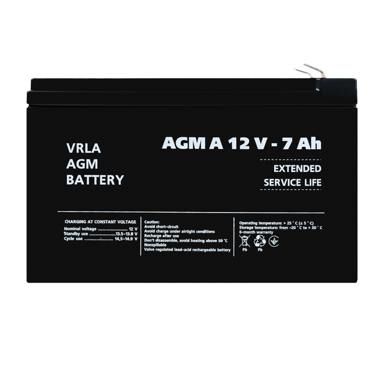 Аккумулятор для сигнализации AGM А 12V-7 Ah (28152287)