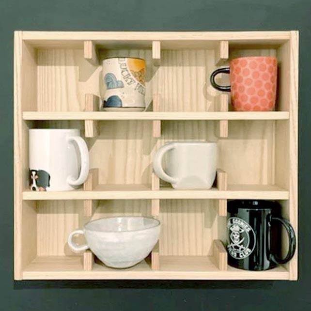 Полка для кружек из дерева Гетао Бланже (СДК-006701)