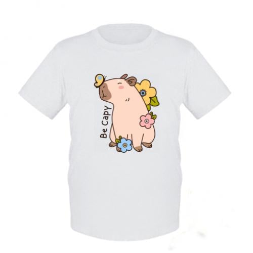 Футболка дитяча Be Capy 116 см Білий (12758169-1-181732-XS)