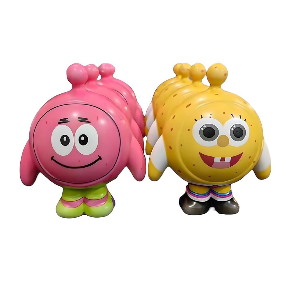 Игрушка антистресс сквиш Гусеница силиконовая 11,5x10 см набор 2 шт. (52-BT-5800-25)