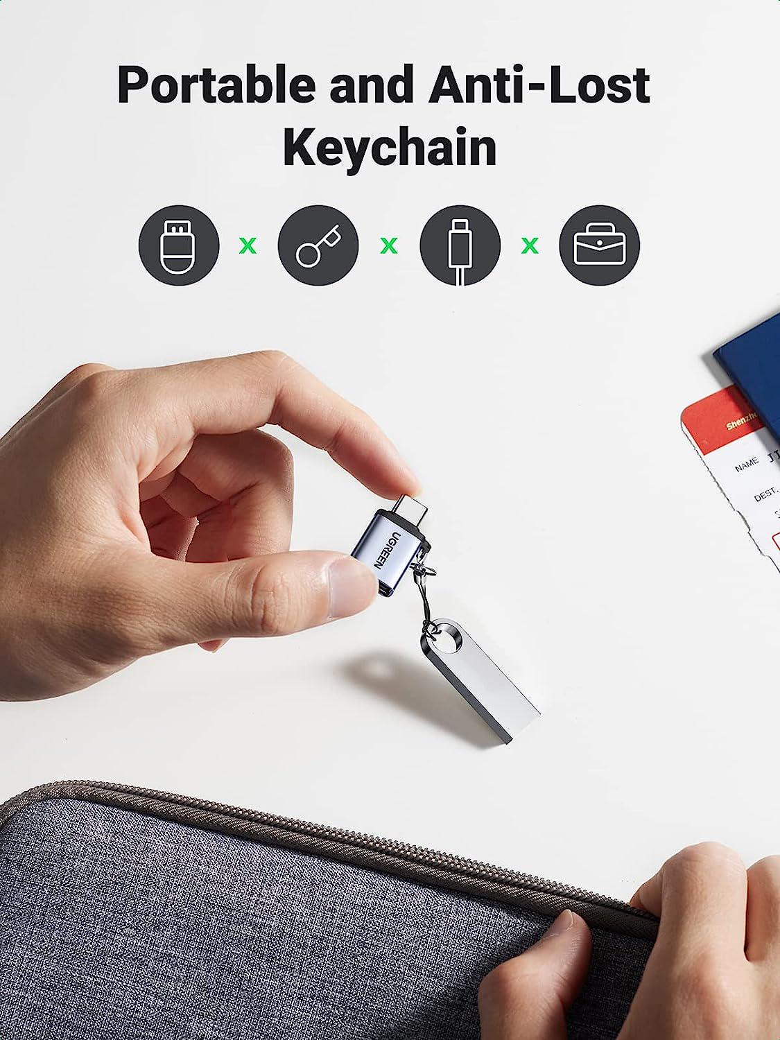 Кабель UGREEN Type-C-USB 3.0 OTG 18W/5 Гбіт/с USB-C на USB-A Сірий (50283) - фото 3 Кабель UGREEN Type-C-USB 3.0 OTG 18W/5 Гбіт/с USB-C на USB-A Сірий (50283) - фото 3