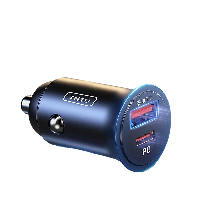Автомобильное зарядное устройство INIU 60W 5А Черный (10417005)