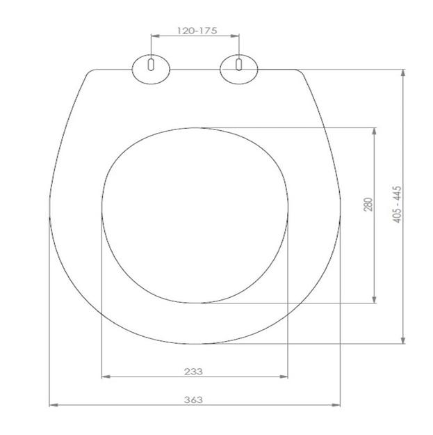 Сидіння для унітаза NKP Slim Smart 0302 Soft Close+Quick Release термопласт Білий - фото 3