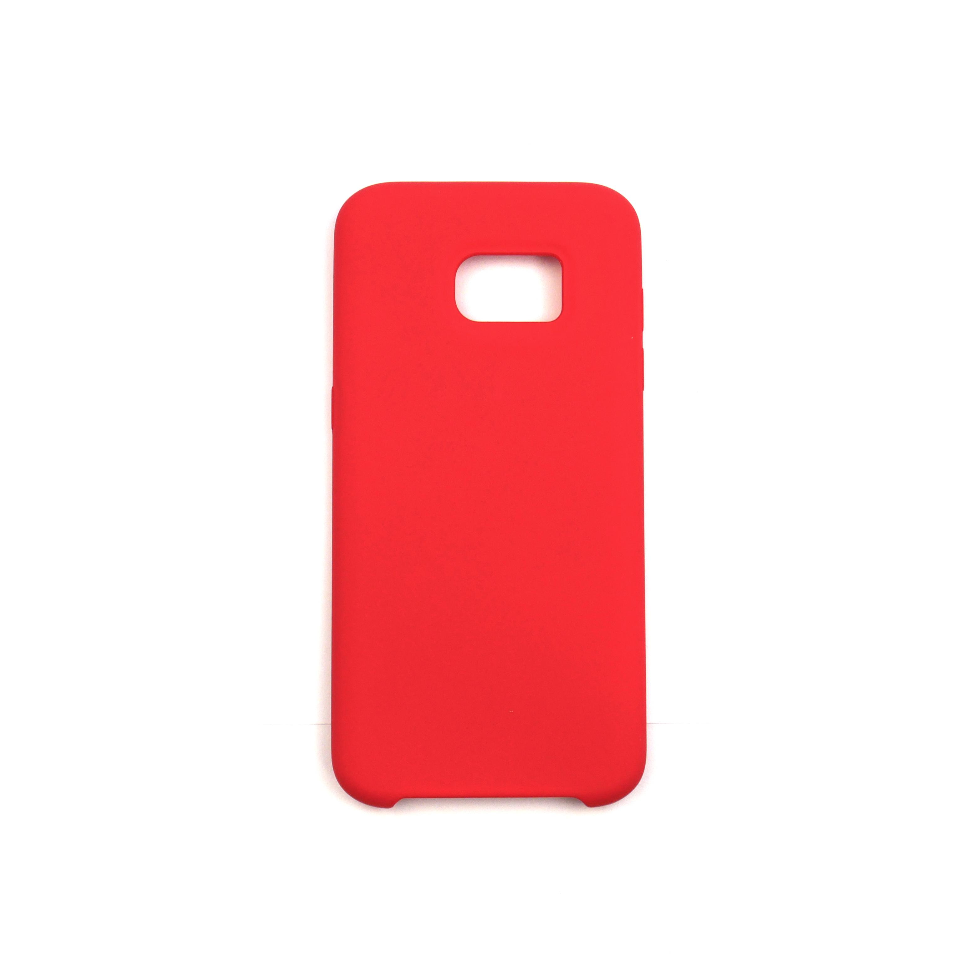 Чехол Jelly Silicone Case Samsung S7 Edge Red (14)
