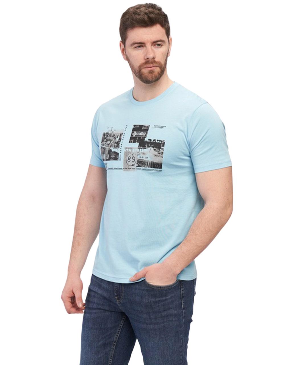 Футболка мужская Kenvelo 10106065.349 XXL Голубой (2050002975316)