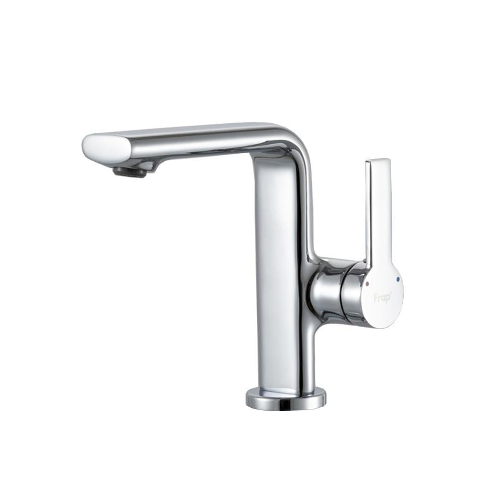 Змішувач для умивальника Frap F1088 латунь Хром (2481420367)