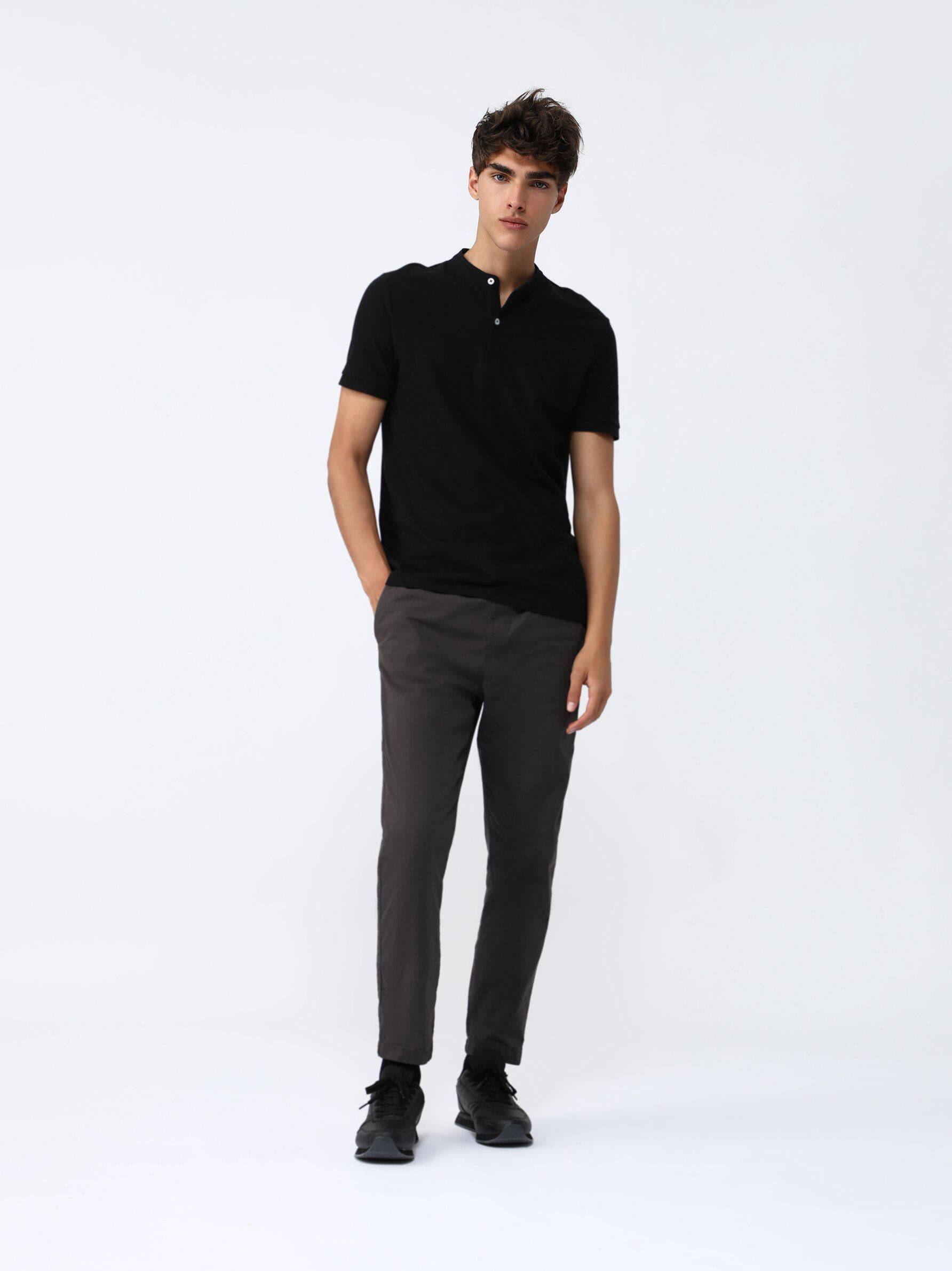 Мужская футболка поло Lefties L Black (5102514800)