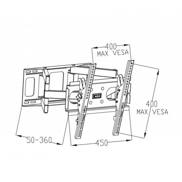 Кронштейн Vinga TM34-4451 23-55" 400х400 - фото 5