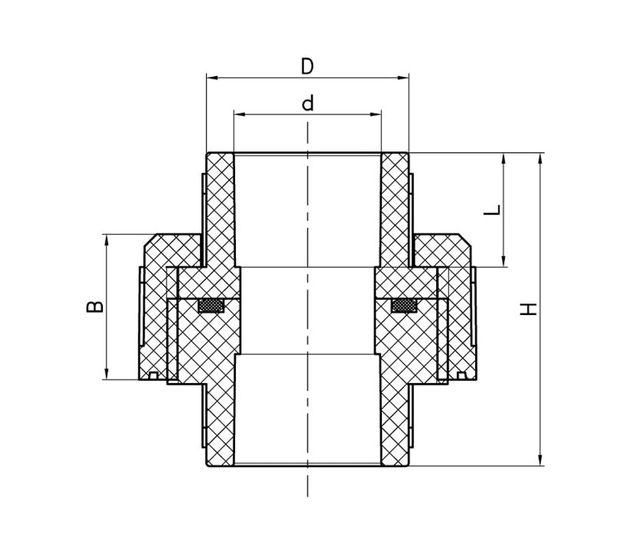 Муфта роз'ємна універсальна KOER K0269.PRO 25 PPR (KP2913) - фото 2