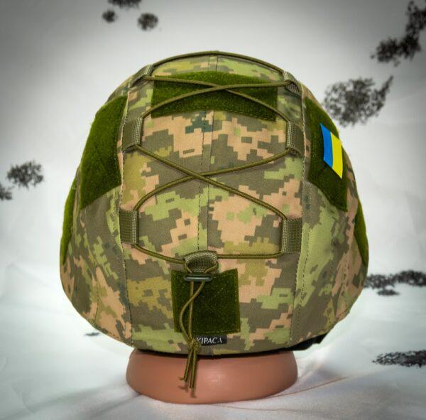 Кавер на шолом з козирком Kirasa Ballistic Helmet KC-HM001 S-M Мультикам (KI605) - фото 5