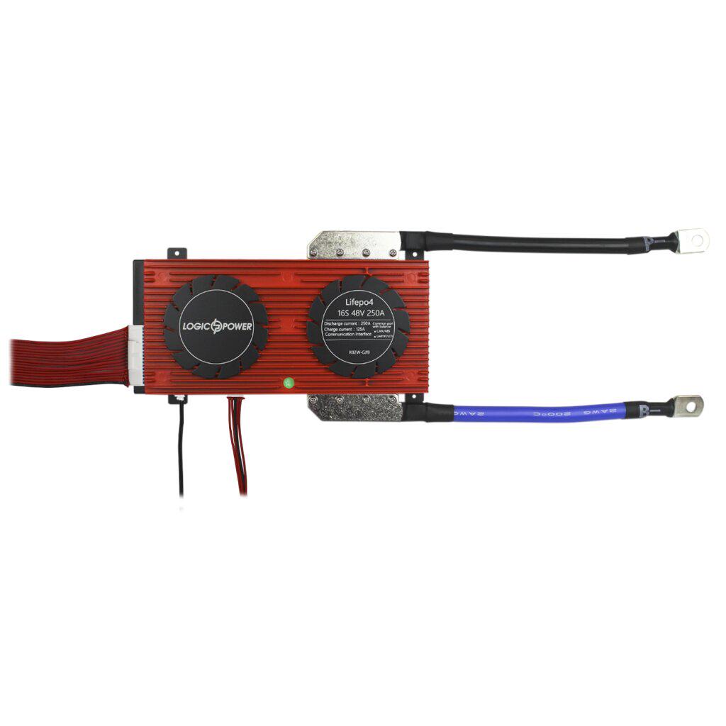 Плата Smart BMS LogicPower LP LiFePO4 для системы 48V 16S с разгрузочным током 250 A (616853) - фото 1 Плата Smart BMS LogicPower LP LiFePO4 для системы 48V 16S с разгрузочным током 250 A (616853) - фото 1