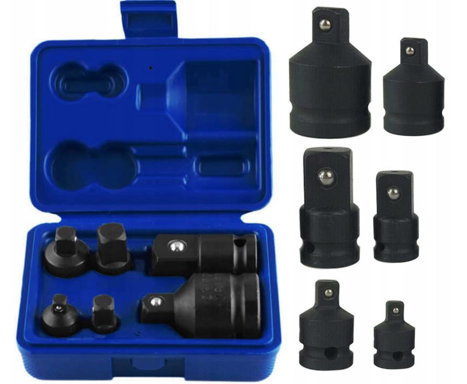 Комплект ударних адаптерів Vorfal 1/2" 1/4" 3/8" 3/4" 6 шт. (18040018102) - фото 4 Комплект ударних адаптерів Vorfal 1/2" 1/4" 3/8" 3/4" 6 шт. (18040018102) - фото 4