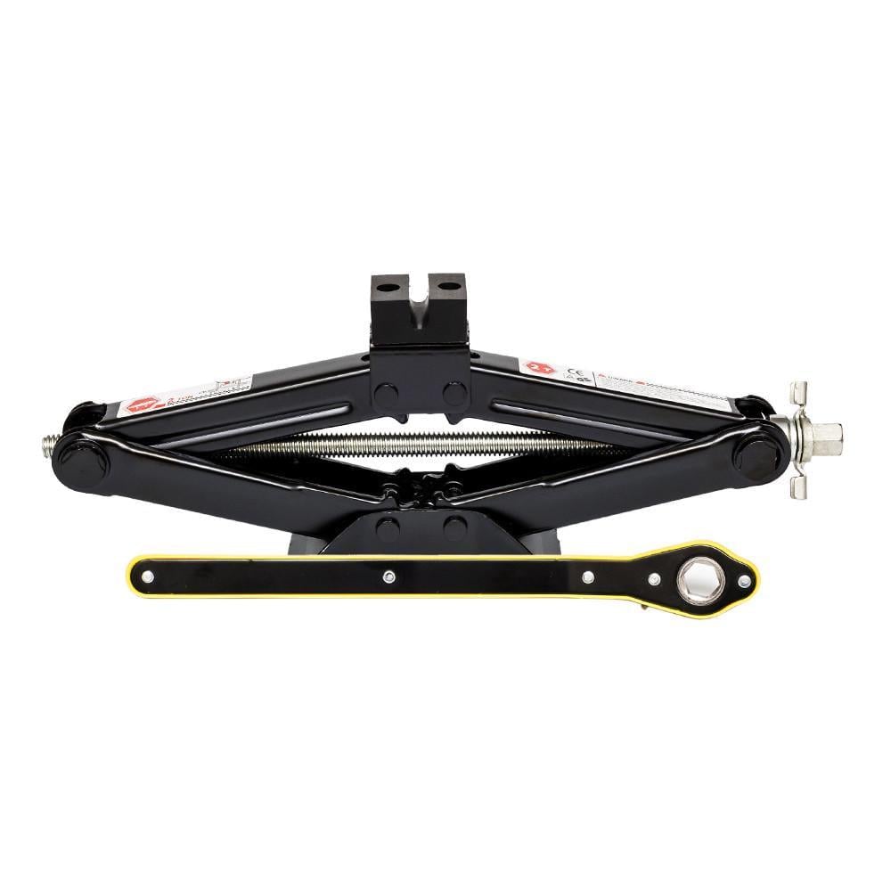 Домкрат с трещоткой и резиновой шайбой с прорезью Milex 2 т 104-385 мм(PS-G20001)