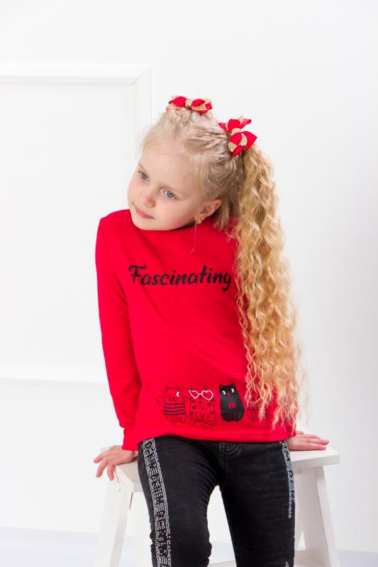 Джемпер для дівчинки Носи Своє 128 Червоний (6025-015-33-2-v67)