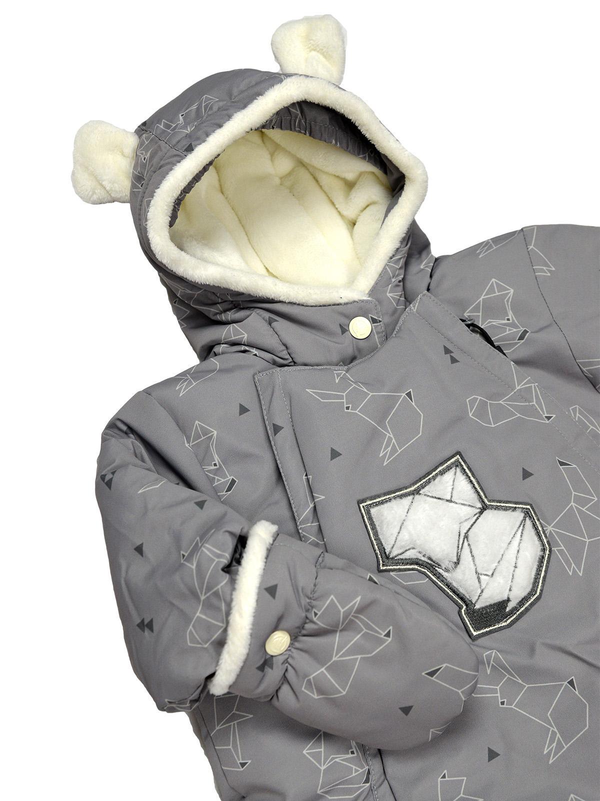 Комбінезон Conifere 86 см Сірий (CF15018) - фото 5 Комбінезон Conifere 86 см Сірий (CF15018) - фото 5