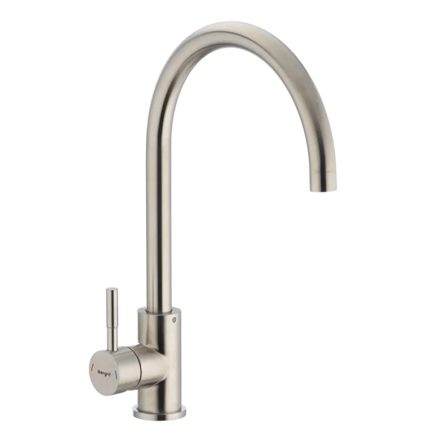 Смеситель для кухни высокий IBERGRIF M22110 Chrome (IB0075)