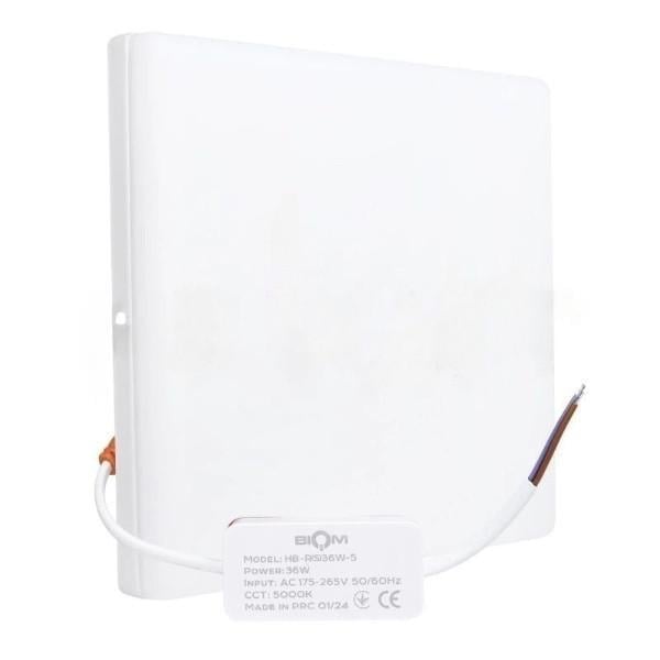 Светильник накладной Biom LED 36W 5000К HB-S36W-5 квадратный (2145111190)