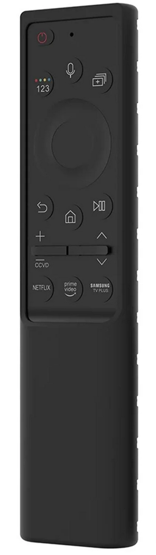 Чехол силиконовый для пульта Samsung с солнечной батареей Prime Tech PREMIUM Черный (5608)