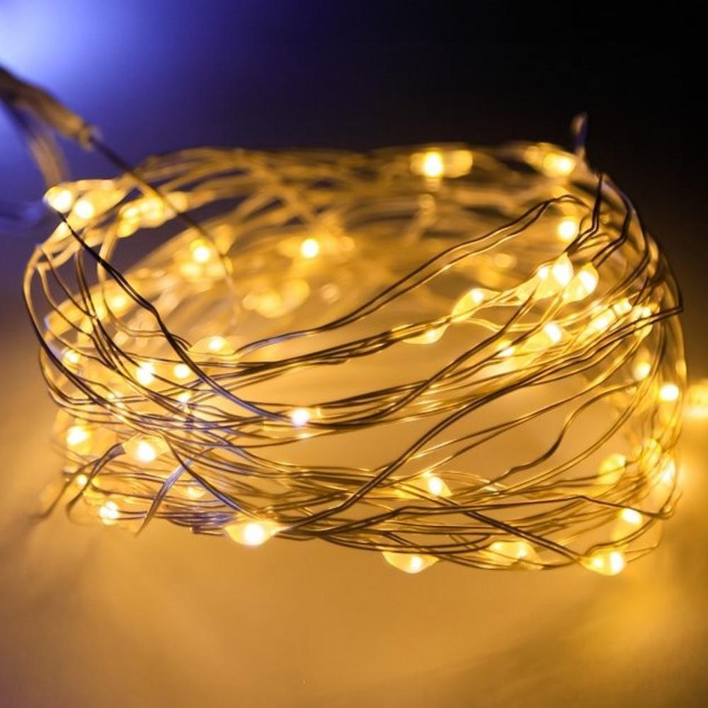 Гирлянда Роса USB 100 м Белый теплый (2769101085)