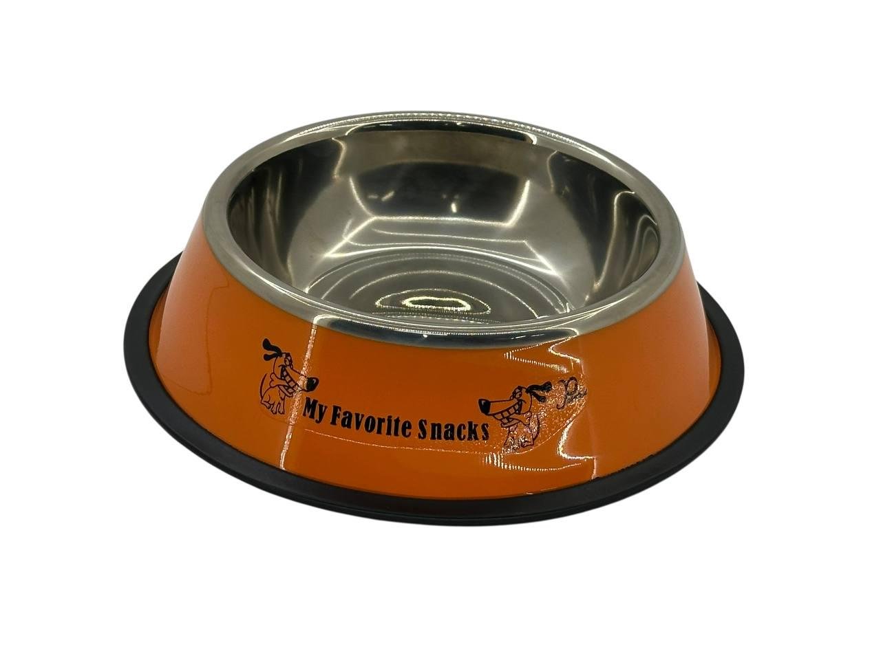 Миска для собак металлическая 1600 мл 30 см - фото 1