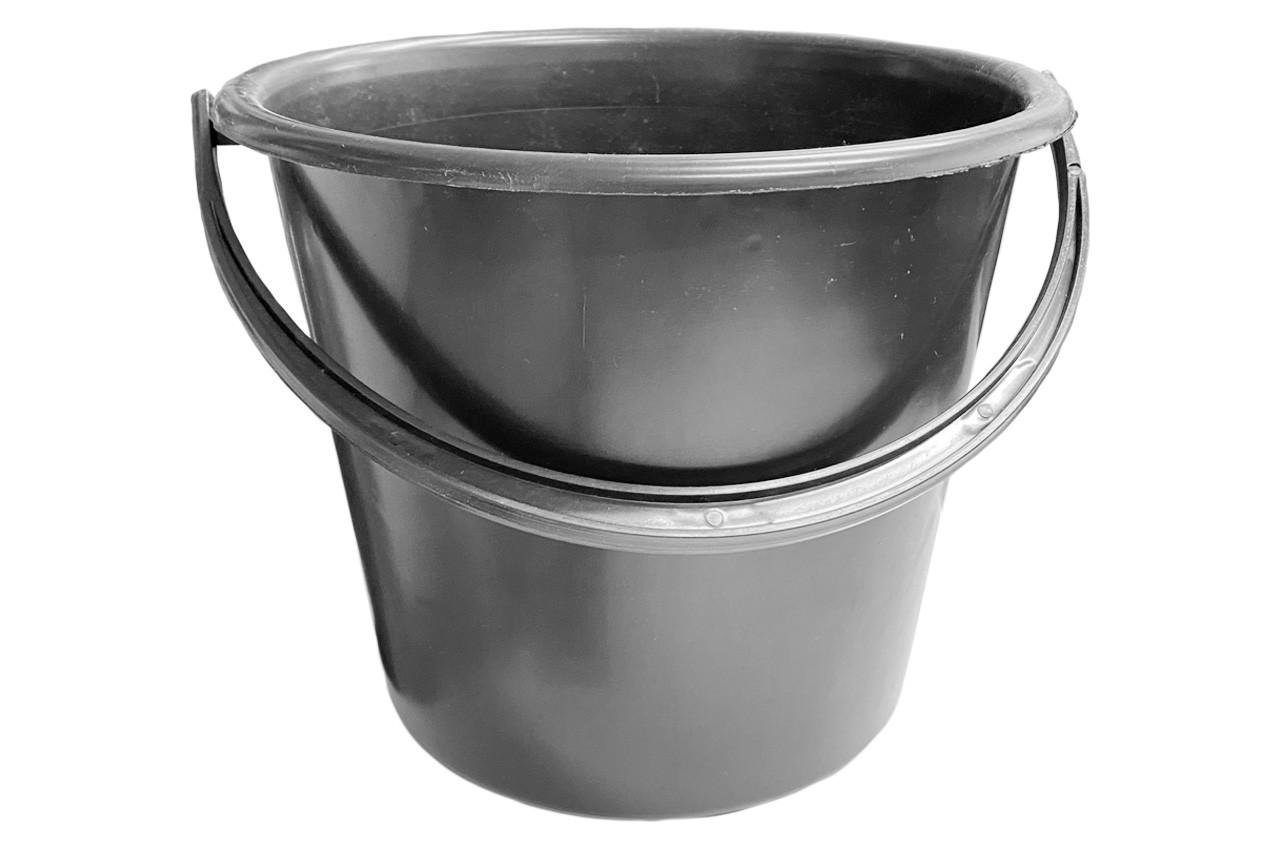 Ведро пищевое пластмассовое 5 л Черный (х-36) Ведро пищевое пластмассовое 5 л Черный (х-36)