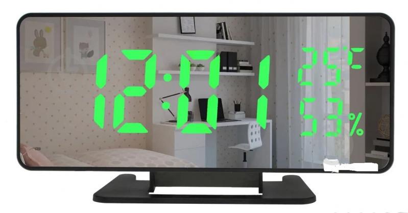 Часы настольные зеркальные электронные от USB VST-888Y