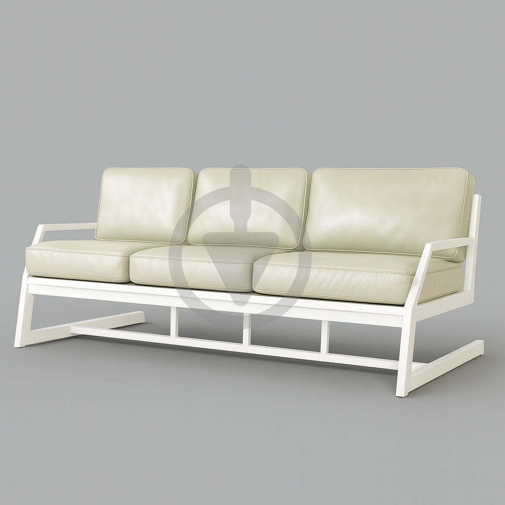 Диван металевий AVVS tech Атлас вуличний лофт екошкіра з підлокотниками 246 см Бежевий/Білий (30222842) - фото 1 Диван металевий AVVS tech Атлас вуличний лофт екошкіра з підлокотниками 246 см Бежевий/Білий (30222842) - фото 1