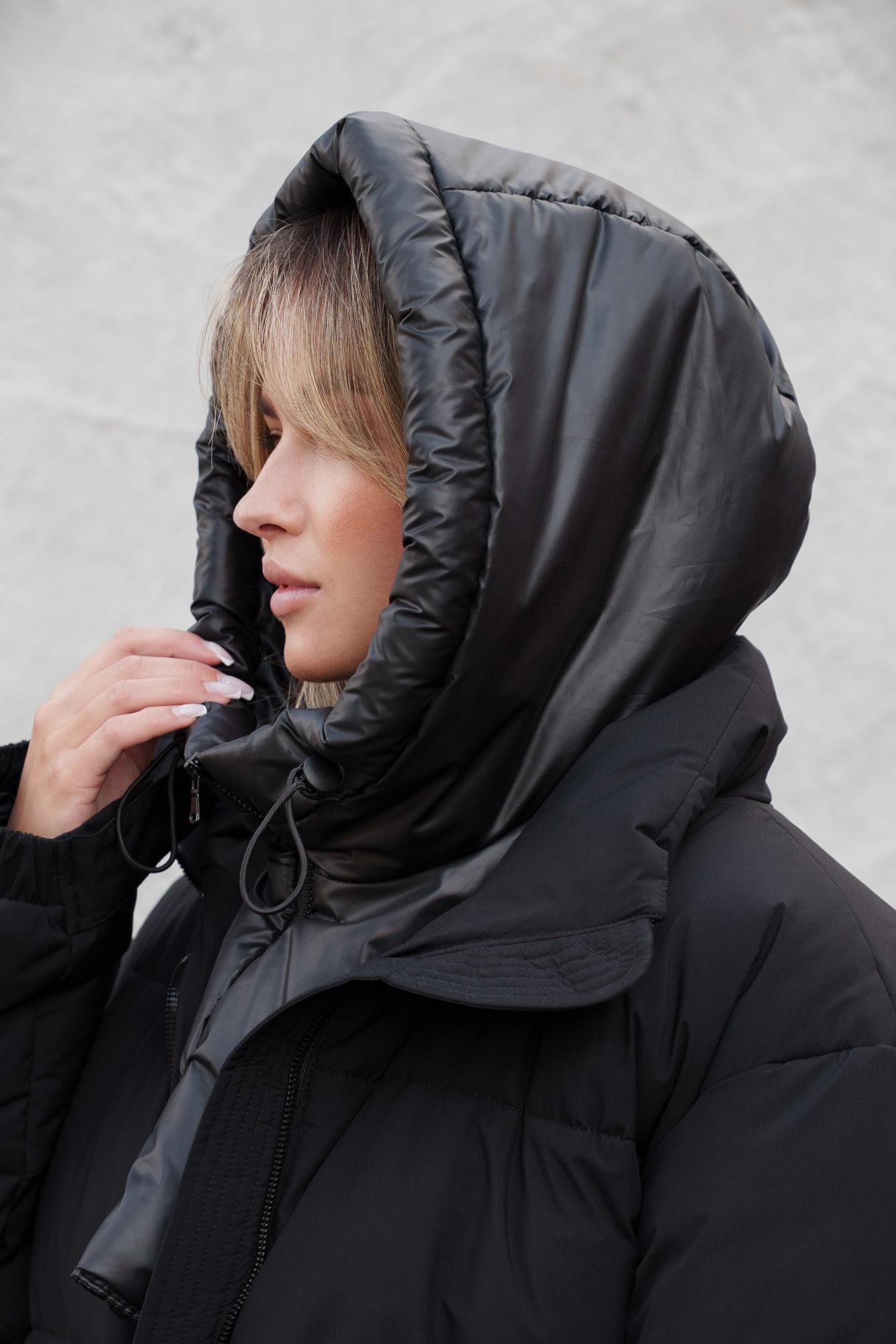 Шапка-капюшон Without Brand Cora Black (8055928) Шапка-капюшон Without Brand Cora Black (8055928)