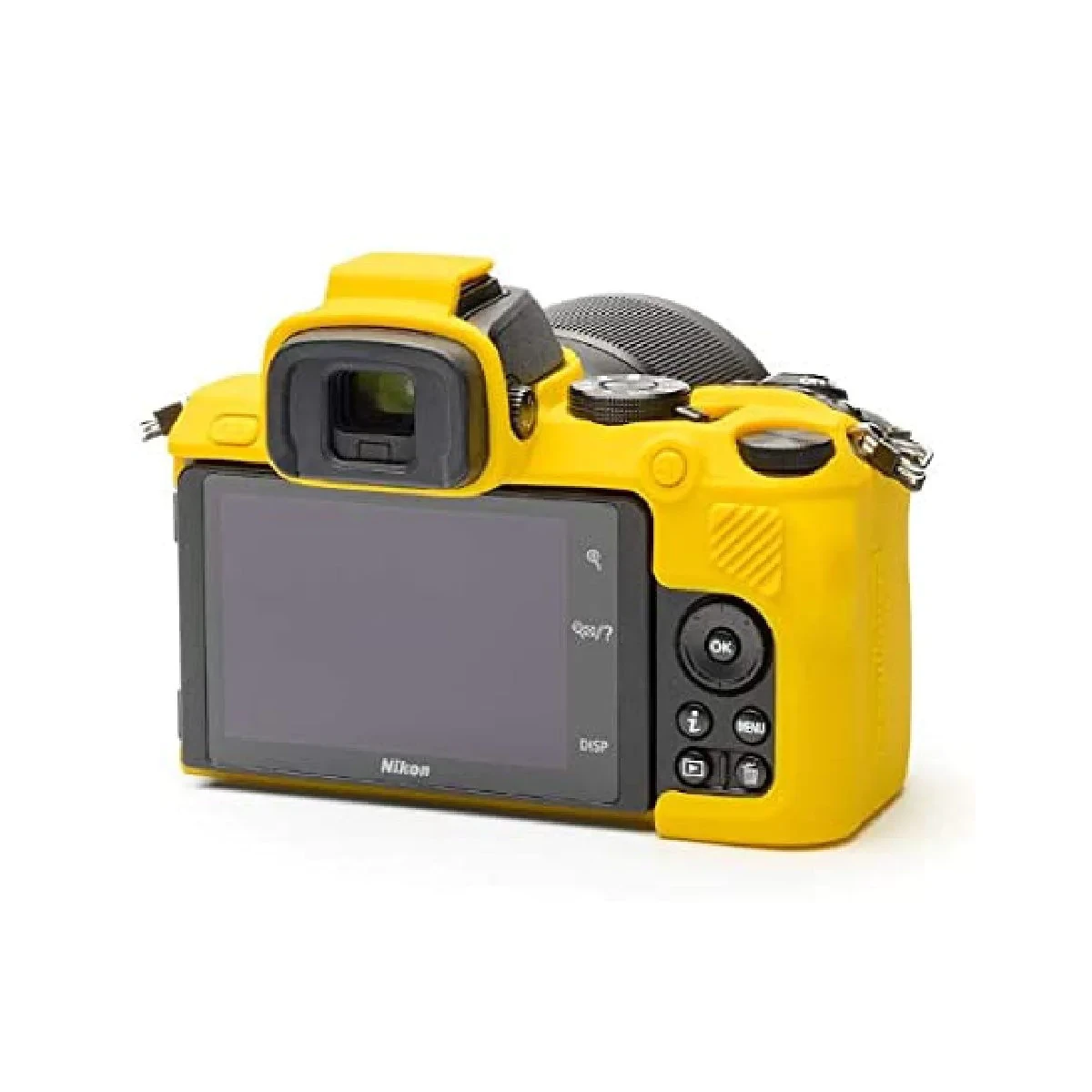 Чехол защитный силиконовый для фотоаппаратов Nikon Z50 Желтый - фото 3
